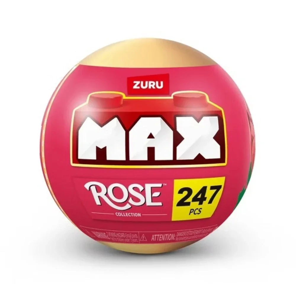 9 x Zuru MAX Bricks Build More Rose Collection Capsule 247 Pcs Each Building Set